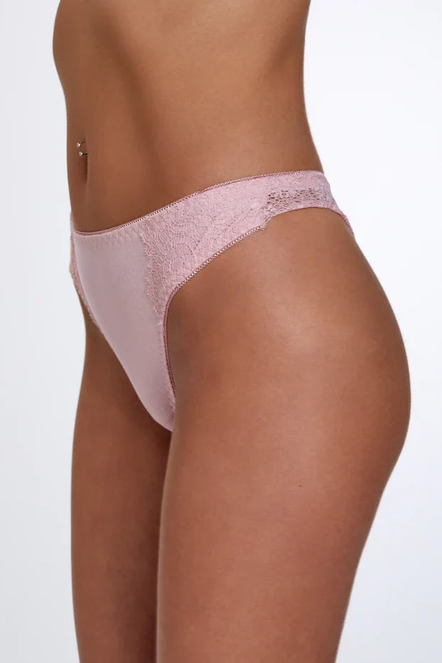 Lace String תחתון חוטיני בד ריב - Image 2