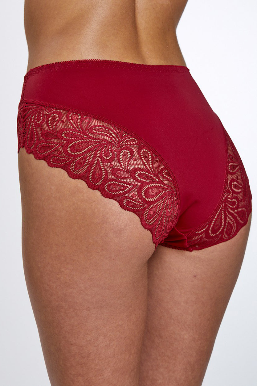 Lace Maxi תחתון מקסי בשילוב תחרה - Image 2