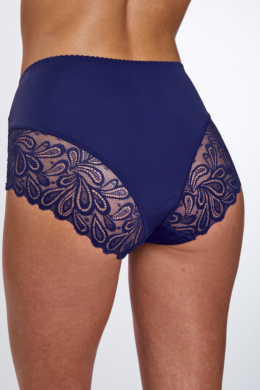 Lace Maxi תחתון מקסי בשילוב תחרה - Image 2