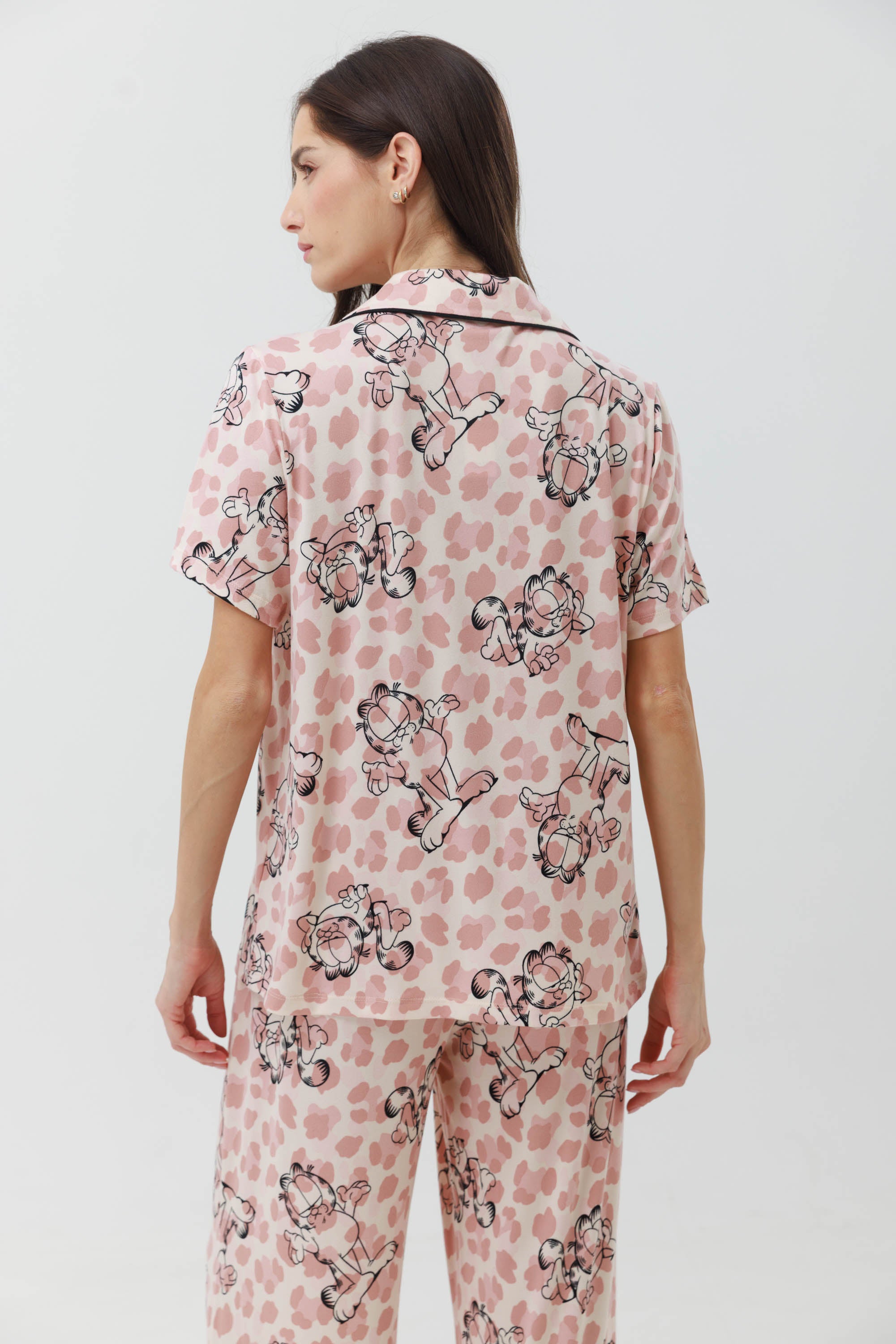 פיג' מכופתרת ארוכה יאמי - פודרה - Image 3